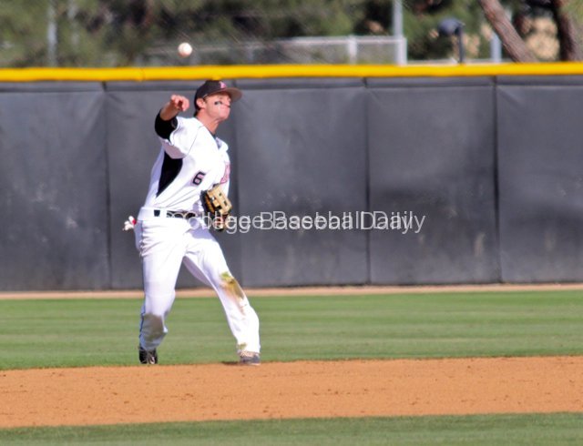 Kyle Attl throws from deep in the hole.