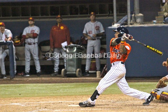 Richy Pedroza takes a swing.