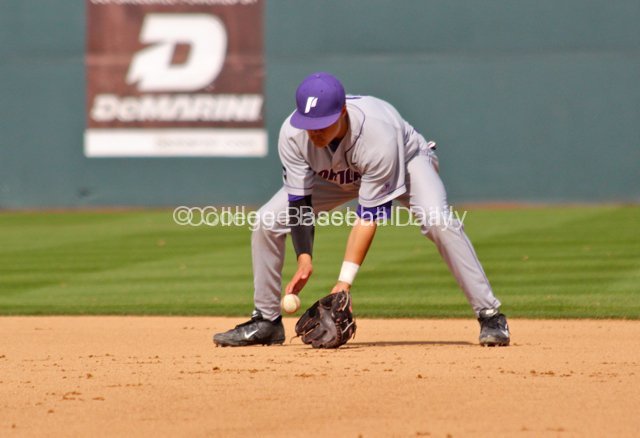 Lucas Hunter keeps his head down.