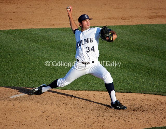 Evan Brock loads up.
