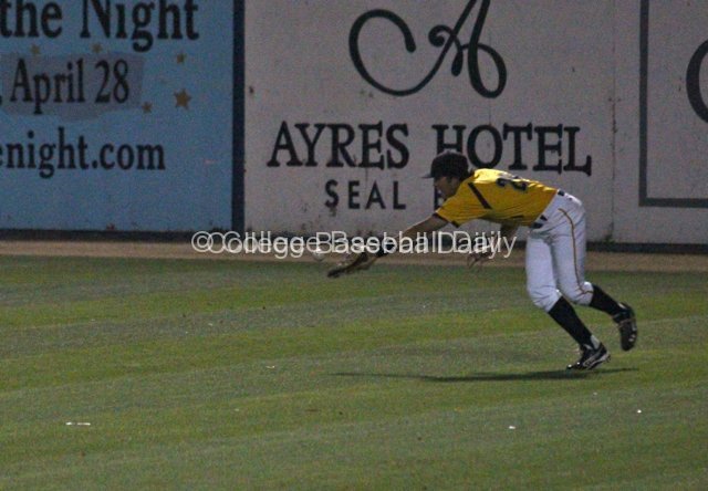 Richard Prigatano can't get a handle on the ball.