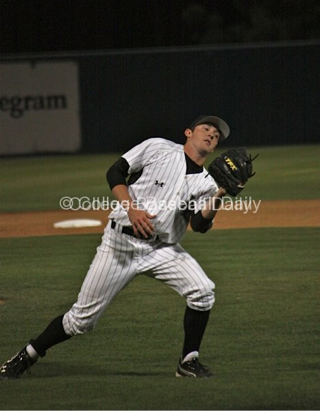 Shawn Stuart catches a popup.