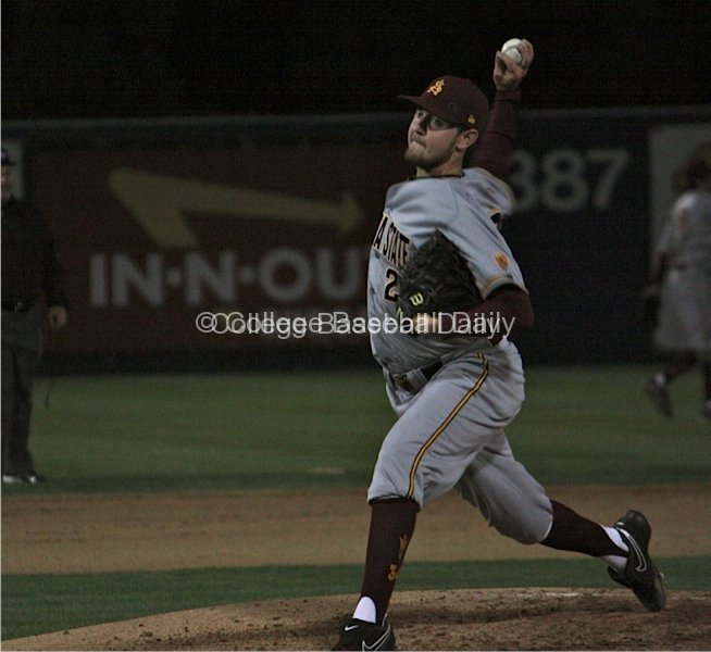 Brady Rodgers throws a changeup.