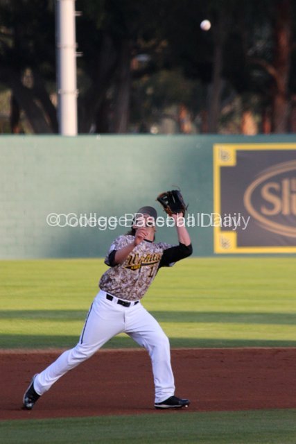 Dayne Parker catches a popup.