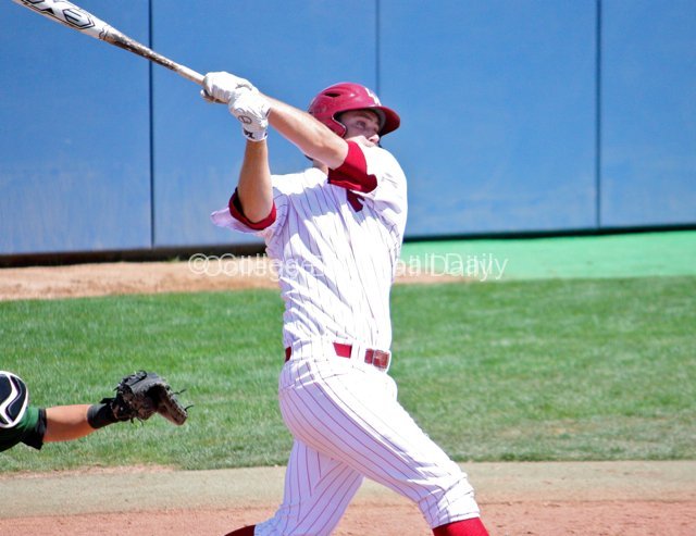 Tanner Donnels takes a big swing.