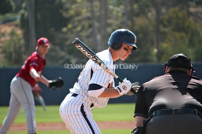 Zach Vincej takes a pitch.