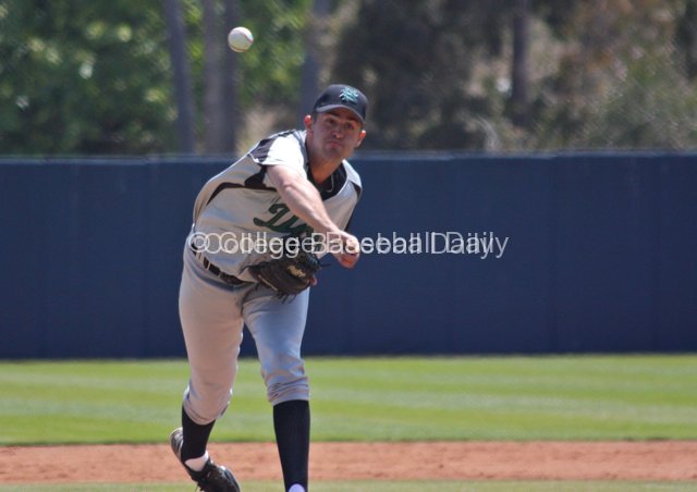 Alex Balog gave up five runs in 5 2/3 innings.