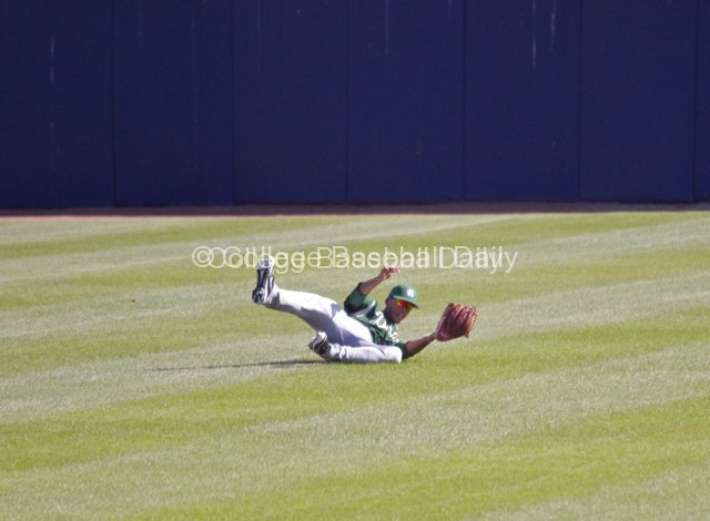 CF Jason Maffei makes a sliding catch.