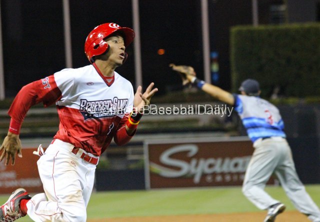 JP Crawford scores in the Perfect Game All-American Classic.