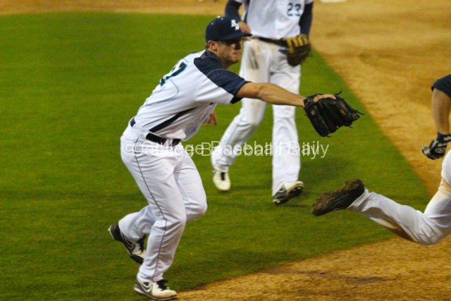 Max MacNabb can't get the tag.