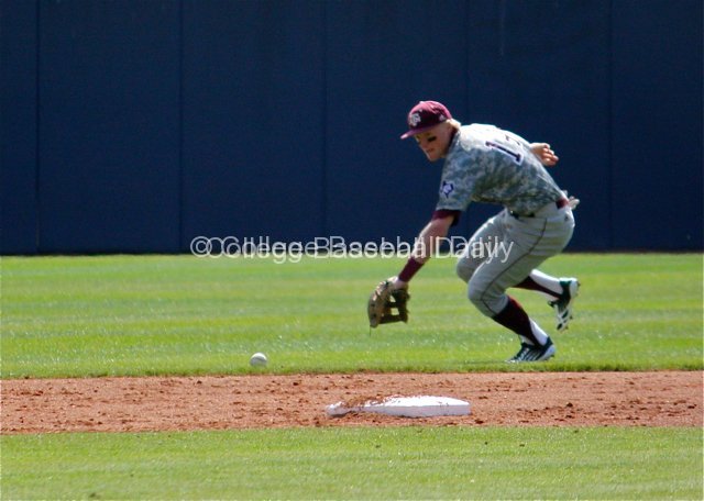 Scott Arthur tries to make a play up the middle.