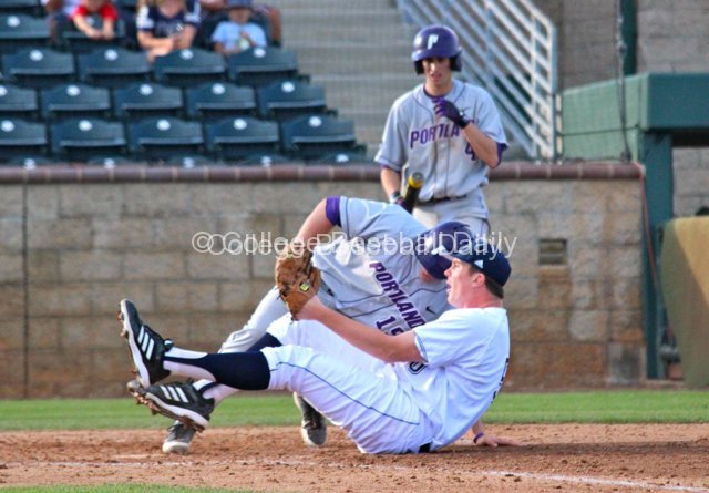 Phillip Ferragamo can't believe the runner was called safe.