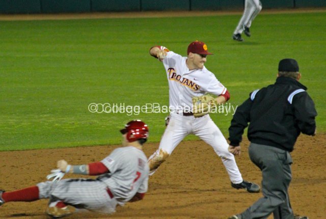 Blake Lacey makes the play.