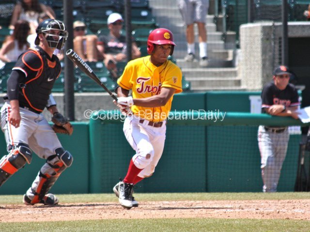 Dante Flores lines a ball.