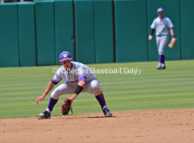Ty Afenir makes a backhanded stop in the hole.