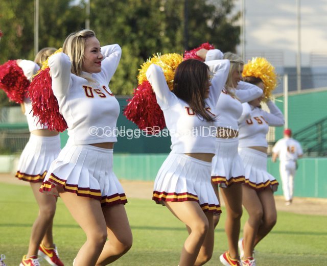 Even the Song Girls couldn't cheer USC on to any hits.
