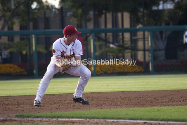 Kevin Swick starts the double play.