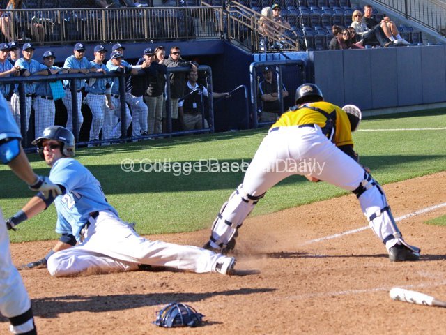 San Diego and Kent State split a doubleheader.