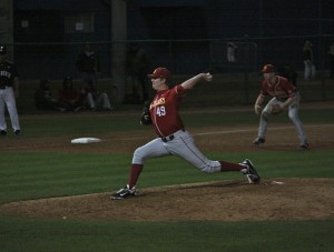 USC lefty reliever Brad Douthit.