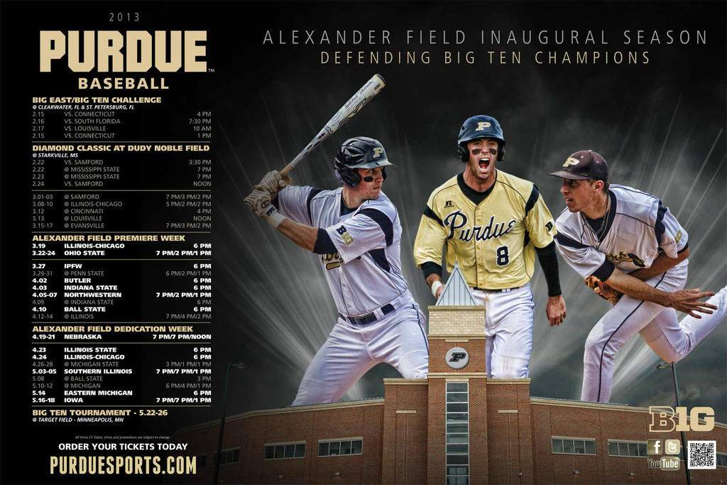 2013PurdueBaseballPoster