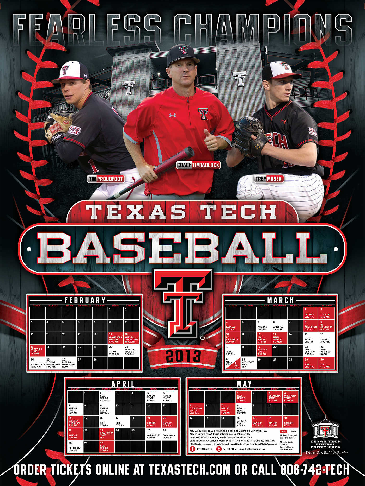 2013TexasTechBaseballPoster