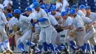 The UCLA Bruins edged LSU 2-1 in the fourth game of the College World Series. Here are some of the best pictures from the game.